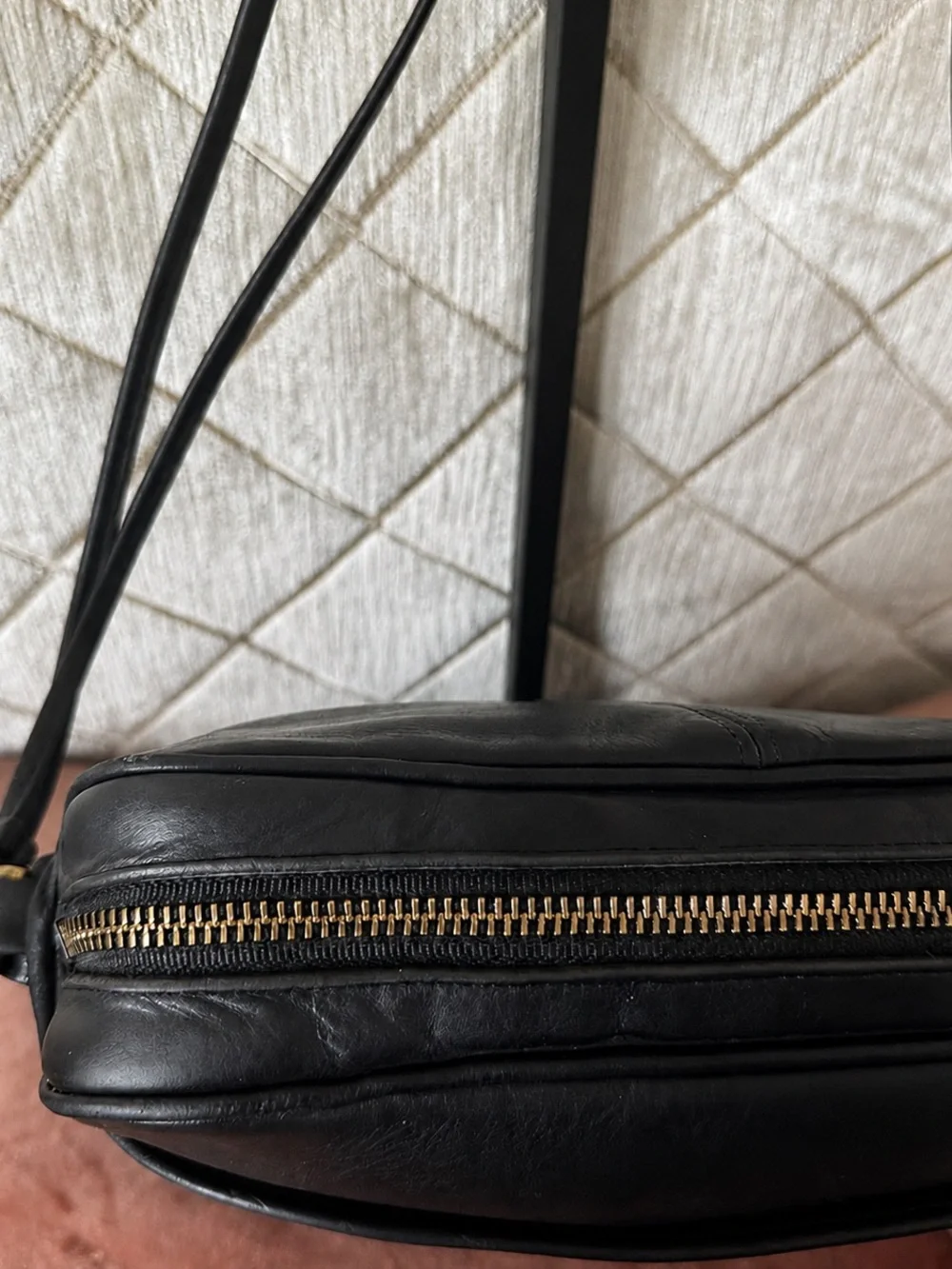 Rare Vintage Coach Gallery Bag 4028 Black Leather Shoulder Crossbody USA